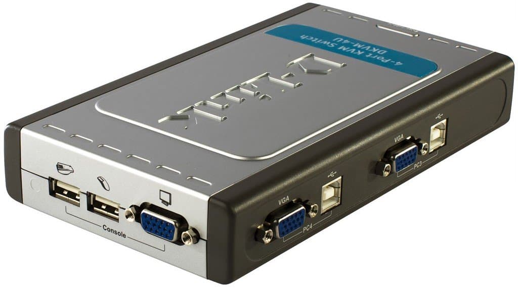 DKVM-4U 4-Port USB KVM Switch