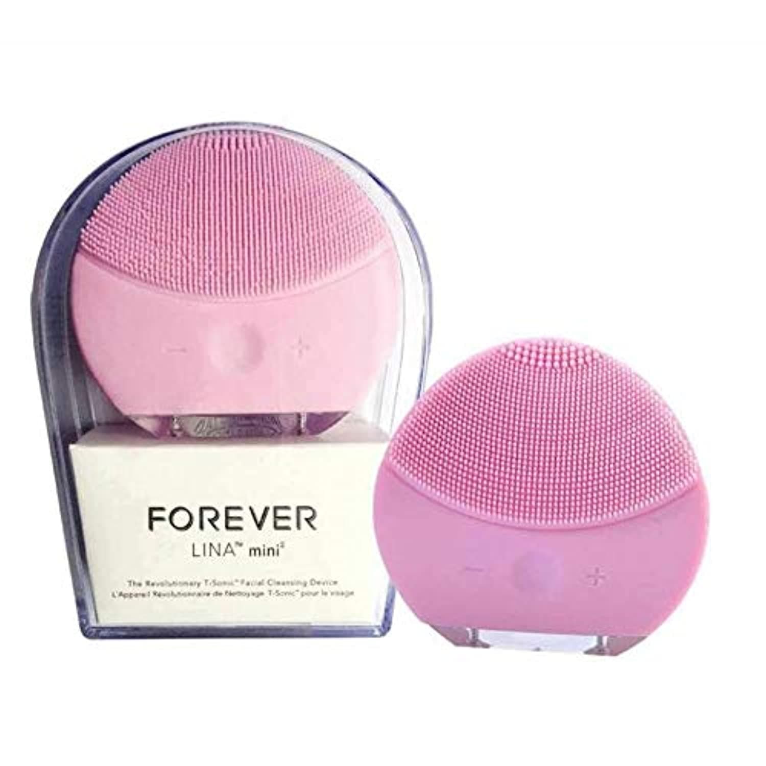 Forever Lina Mini Facial Cleansing Brush Pink