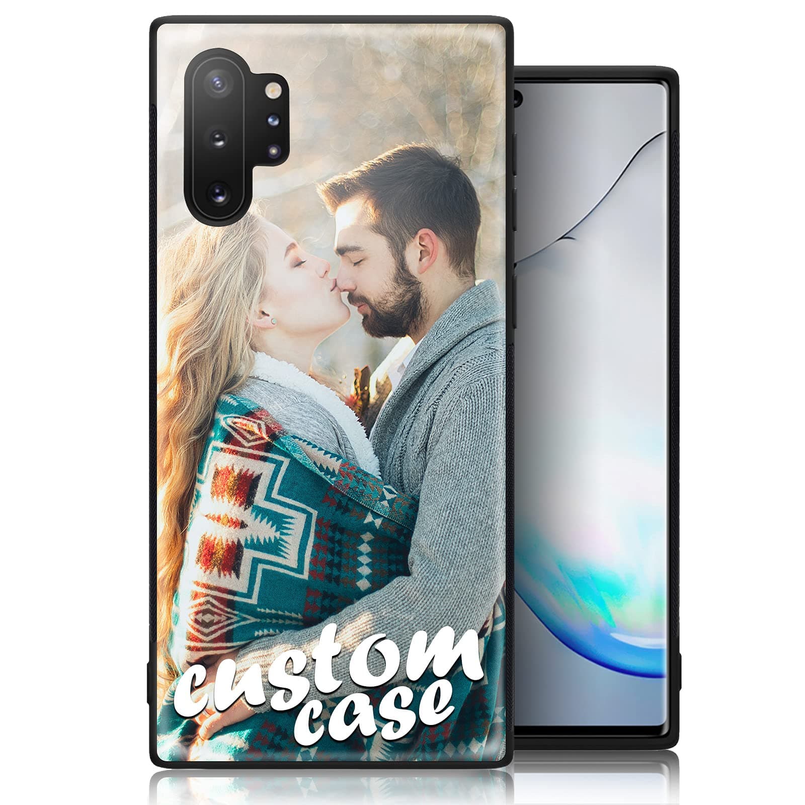 Customized Case for Samsung Galaxy Note 10 Plus Personalized Custom Picture Case Customizable Slim Soft Shockproof Protective Cover Make Your Own Phone Case(Note 10 Plus)