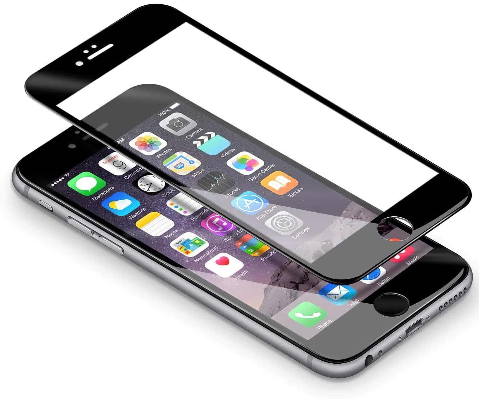 Parent 3D tempered glass screen protector for iPhone 6, 6S.