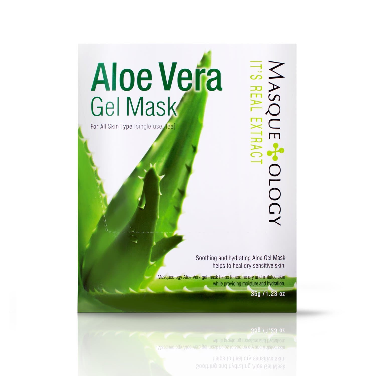 Masqueology Aloe Vera Gel Mask, 12 ct.