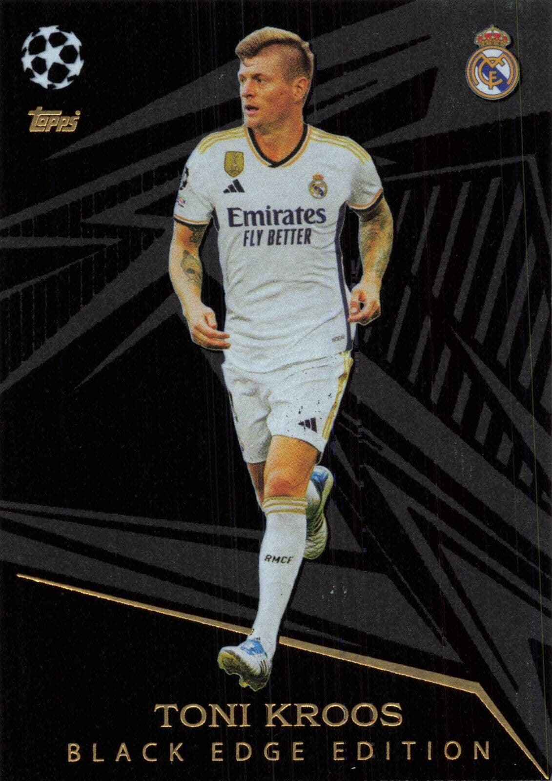 Topps Match Attax 2023 2024 Toni Kroos Black Edge Edition Card #491
