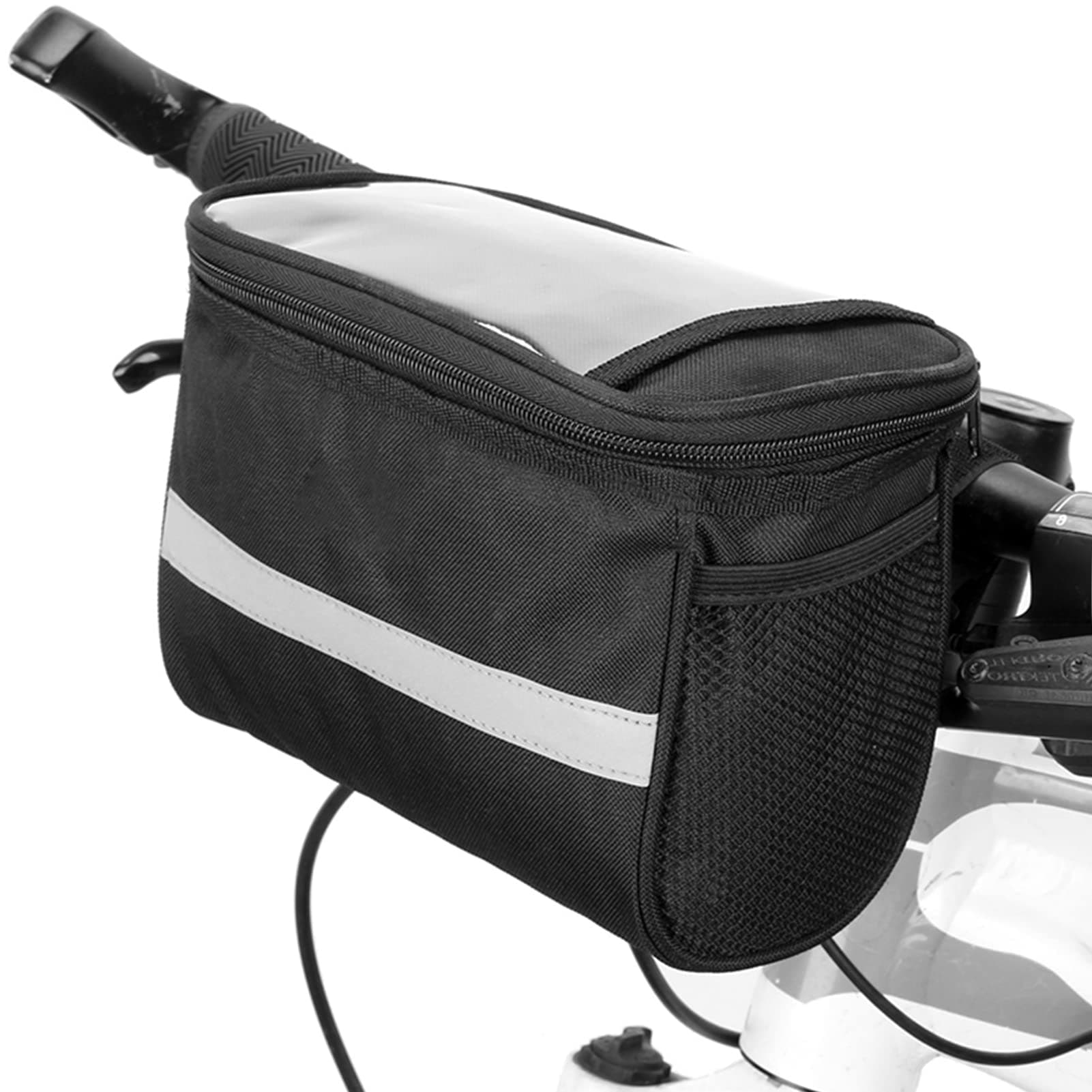 Lixada Bicycle Front Basket Insulated Bag MTB Bike Handlebar Pannier Cooler With Reflective Strip