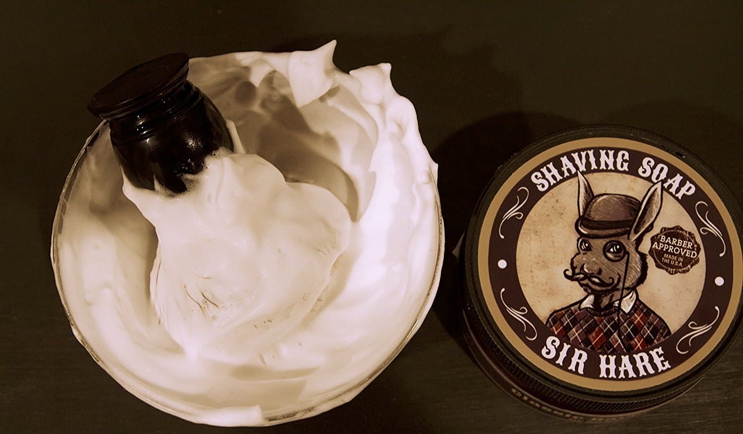 Premium Shaving Soap for Men by Sir Hare - Barbershop Fragrance - Shave Soap That Smells Great and Provides a Smooth Shave