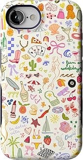 Casely iPhone 16e Case | All The Fun Things | Fun on Weekdays | Bold Protective Design | Compatible with MagSafe