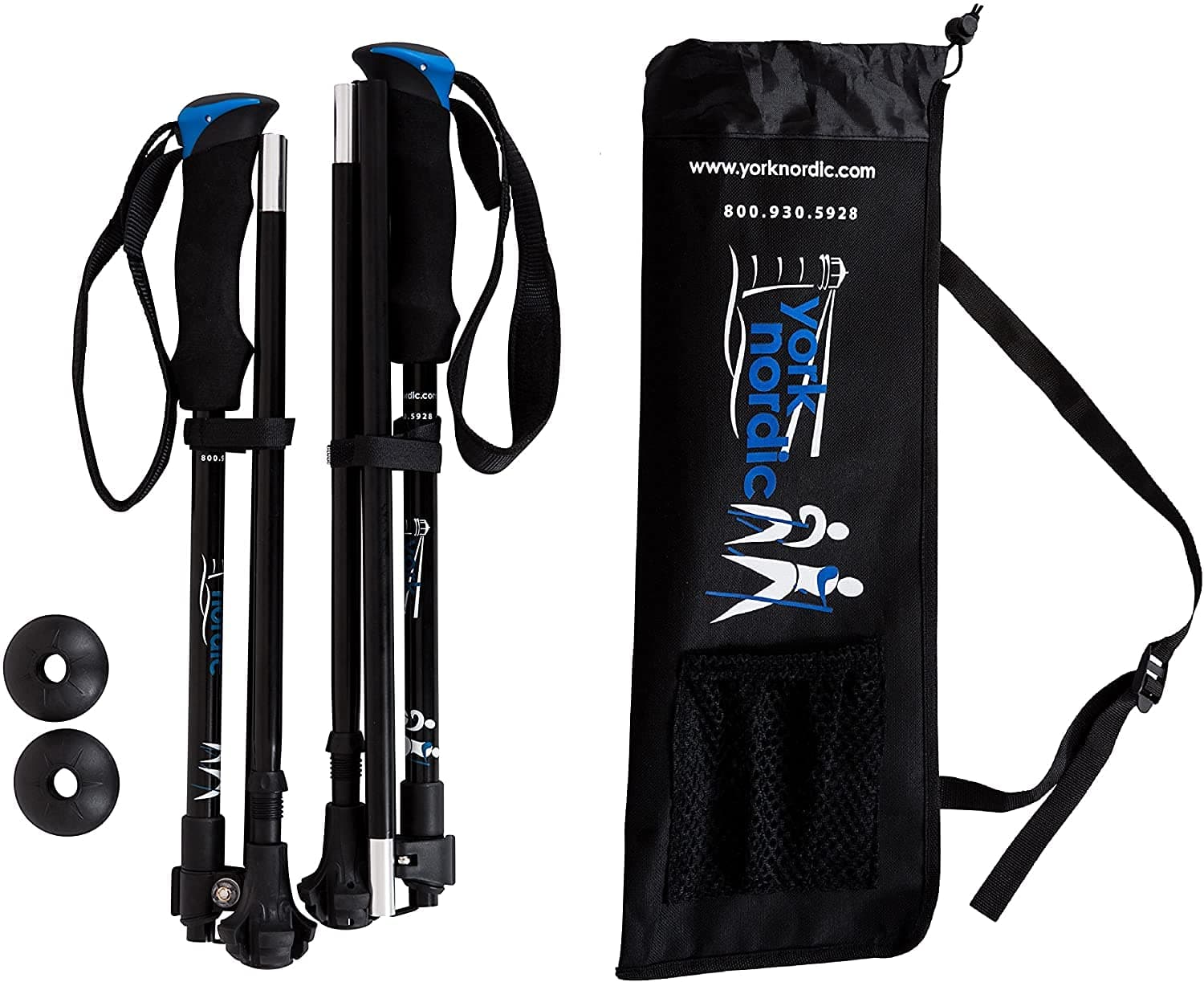 Travel Poles - 5'4" to 6'2" - Trek Grips