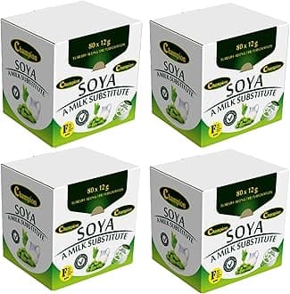 SOYA Milk Substitute 320 Pots Vegan Dairy-Free from Great British Trading