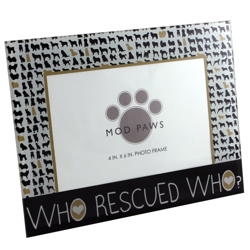 "Who Rescued Who Photo Frame