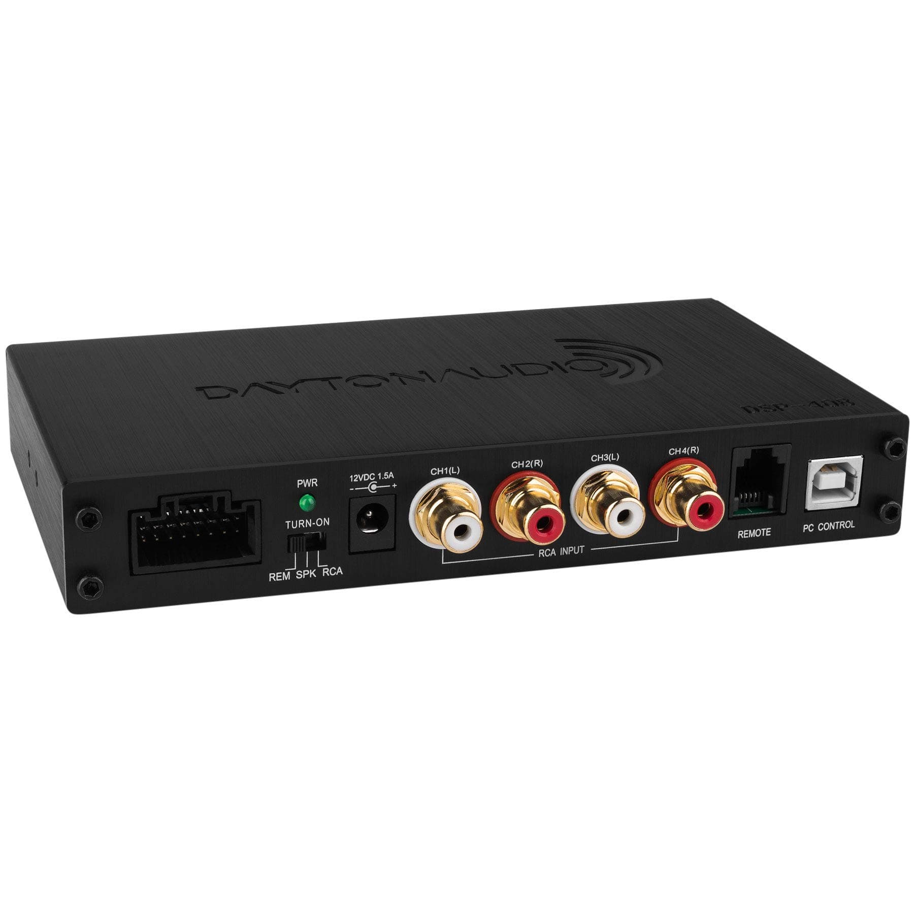 DSP-408 4 Input 8 Output DSP Digital Signal Processor with Built in EQ Crossovers, Time Alignment, and in-Put/Output Mixing for Home and car Audio
