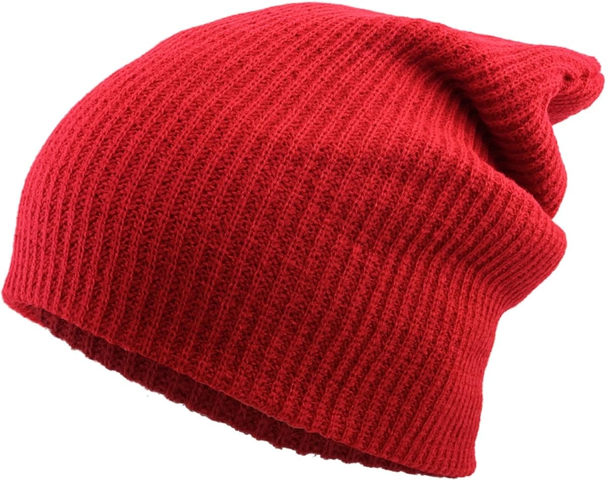 KBETHOS Comfortable Soft Slouchy Beanie Collection Cotton Knit Acrylic Winter Warm Ski Baggy Hat Unisex Various Styles