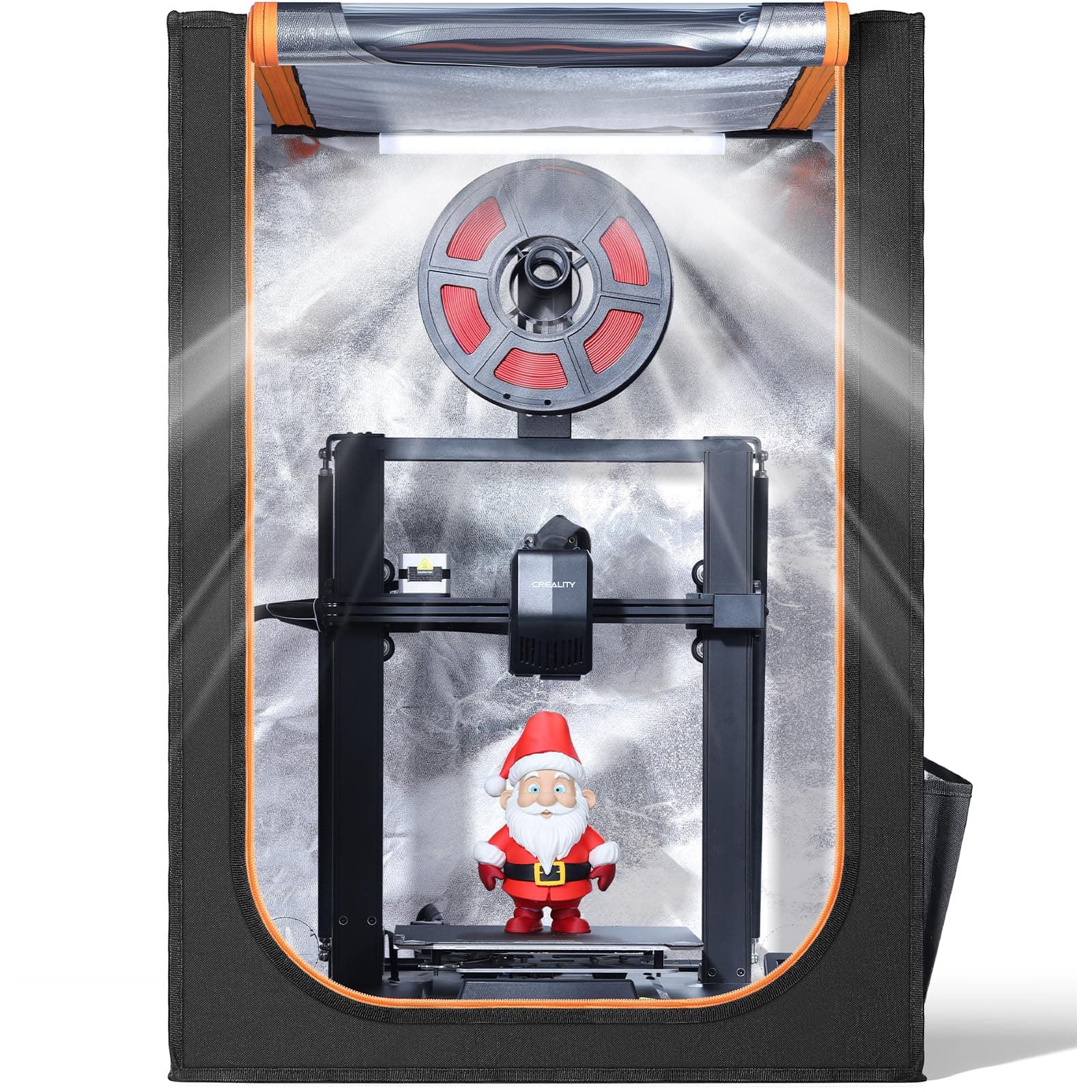 3D Printer Enclosure with LED Light,Dustproof Tent Constant Temperature Protective Cover for Creality Ender 3 V3 SE/KE/Ender 3/Ender 3 Pro/Ender 3V2/Ender 3S1/Neo/Anycubic Elegoo, Medium