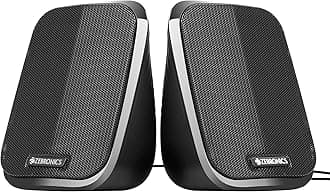 Fame, 2.0 USB Computer Speakers, 5 Watts, USB Powered, AUX, Volume Control Pod for PC, Laptops, Desktop
