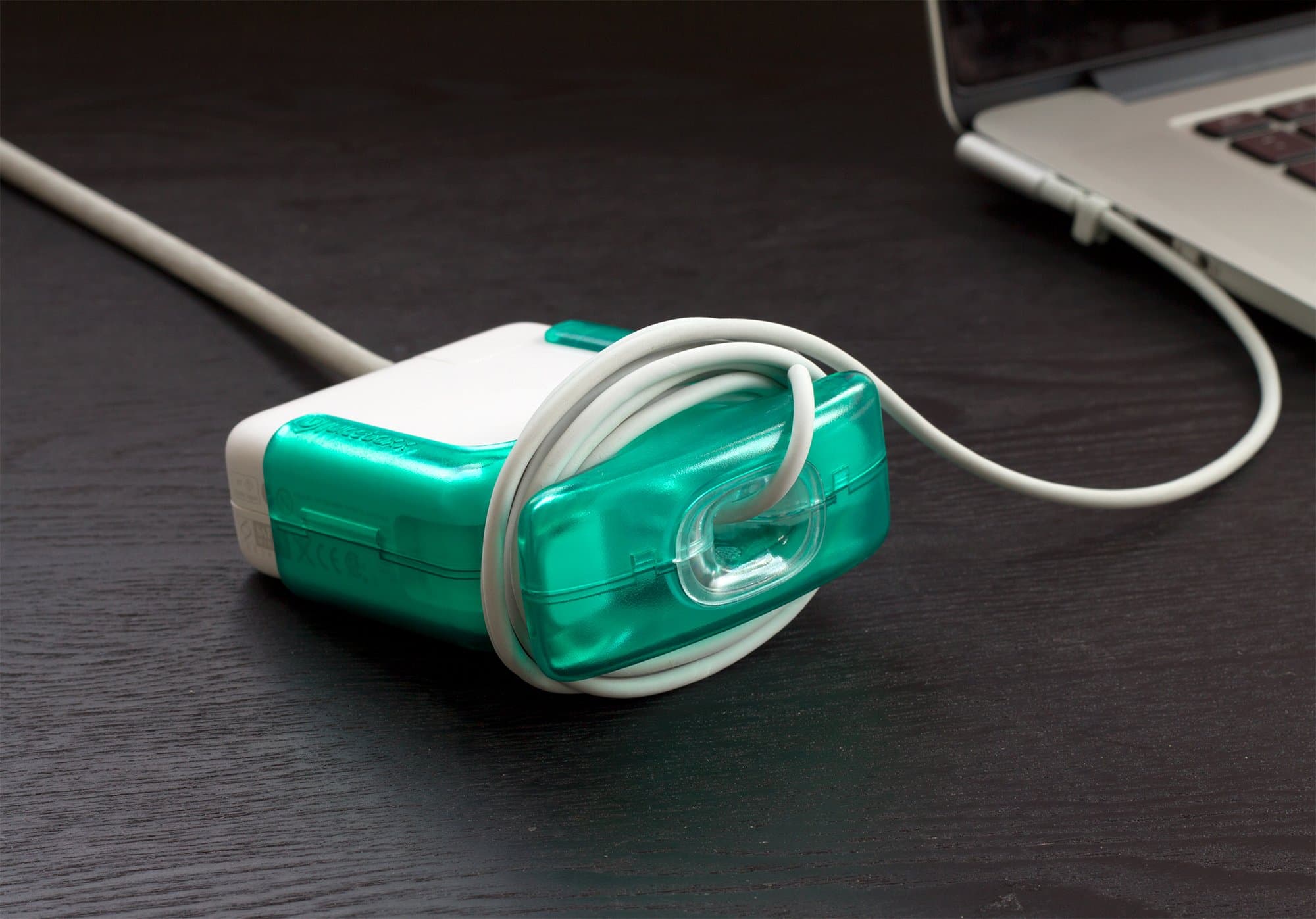 Juiceboxx Charger Cable Protector for MacBook, Teal 85W