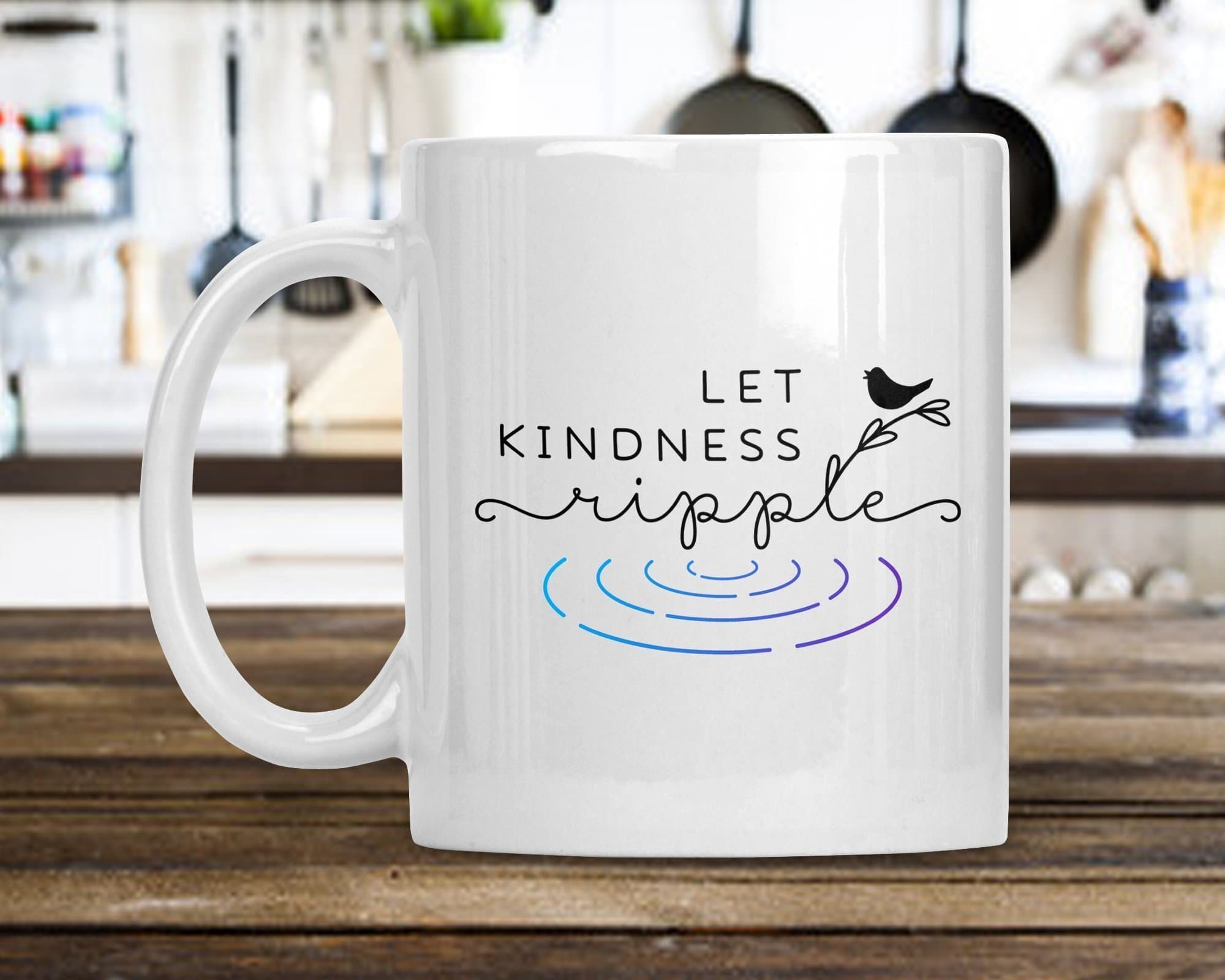 Let Kindness Ripple Inspirational Coffee Mug
