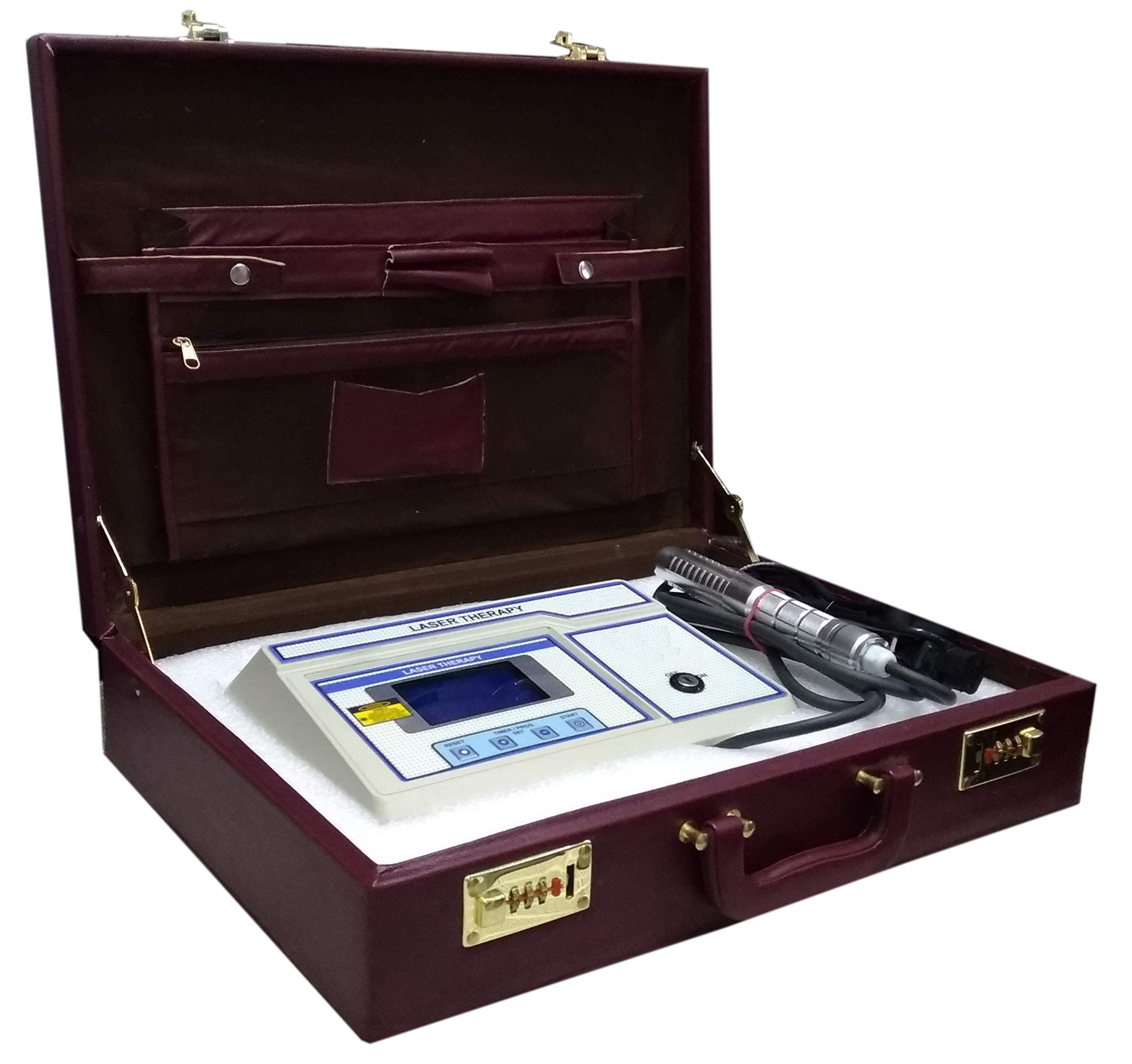 Physio Solutions White Electro Therapy Laser Therapy Machine For Pain Relief with Deep Effect by Laser 1 Year Warranty