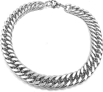 - Pure Titanium Steel Bracelet Collection, Size 7 to 9 inch for Men & Boys