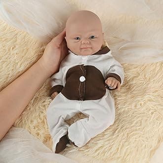 Vollence 20 inch Full Silicone Baby Doll Girl Anatomically Correct Stress Relief Anti-Stress Toys for Kids Toddlers Child Children Birthday Chirstmas Gifts