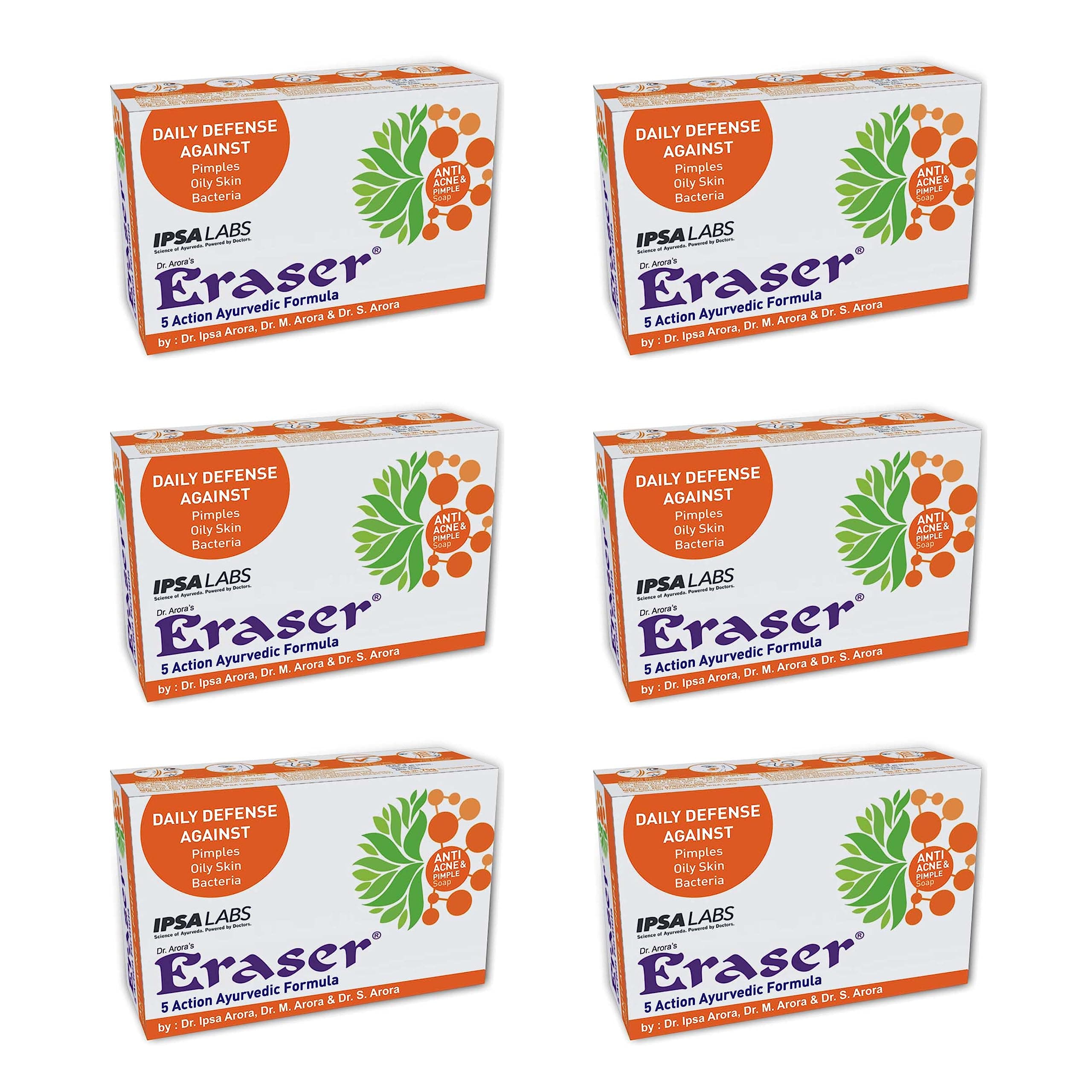 Eraser acne soap -6pack