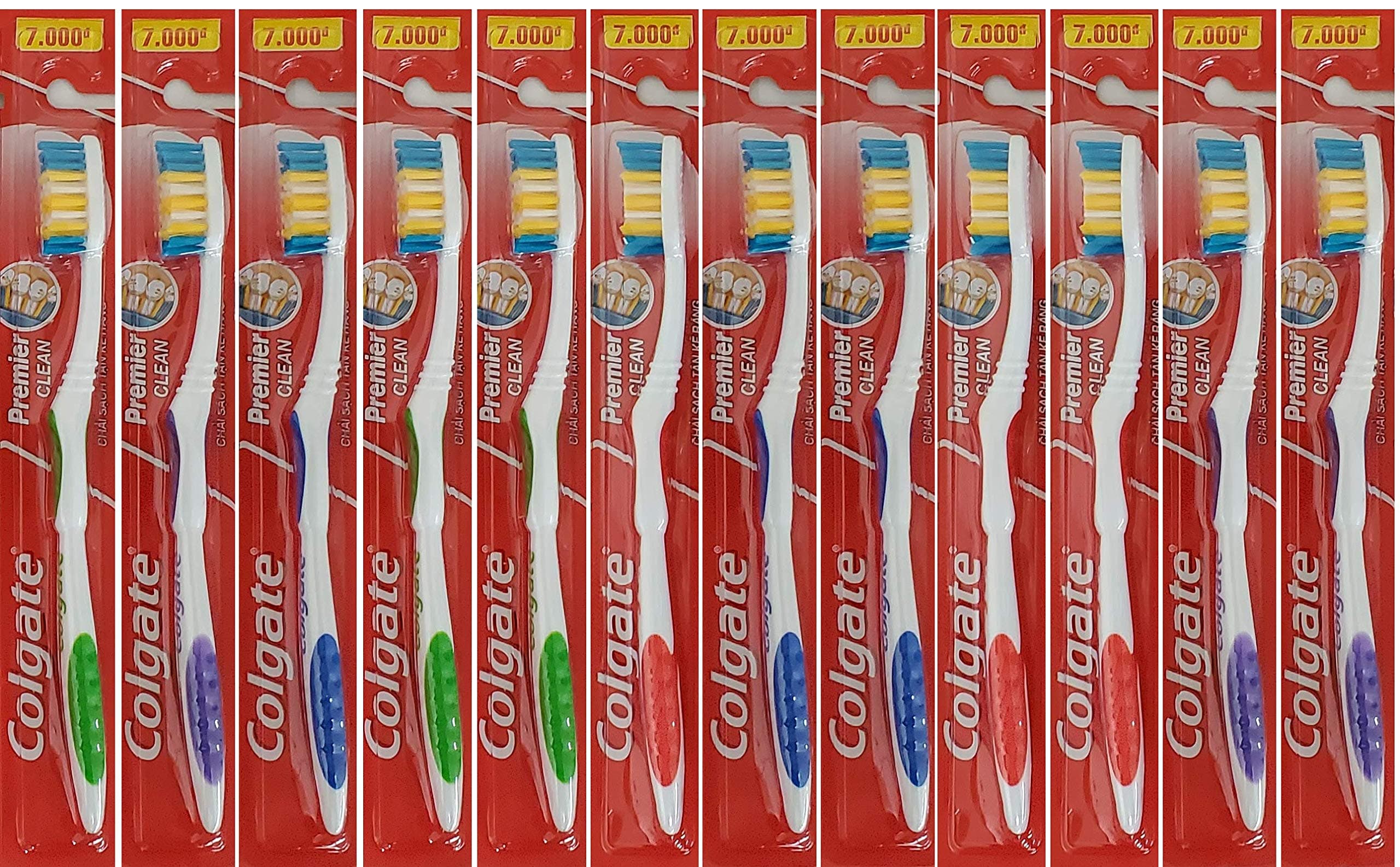 Toothbrushes Premier Extra Clean(Pack of 12 ),Multicolor