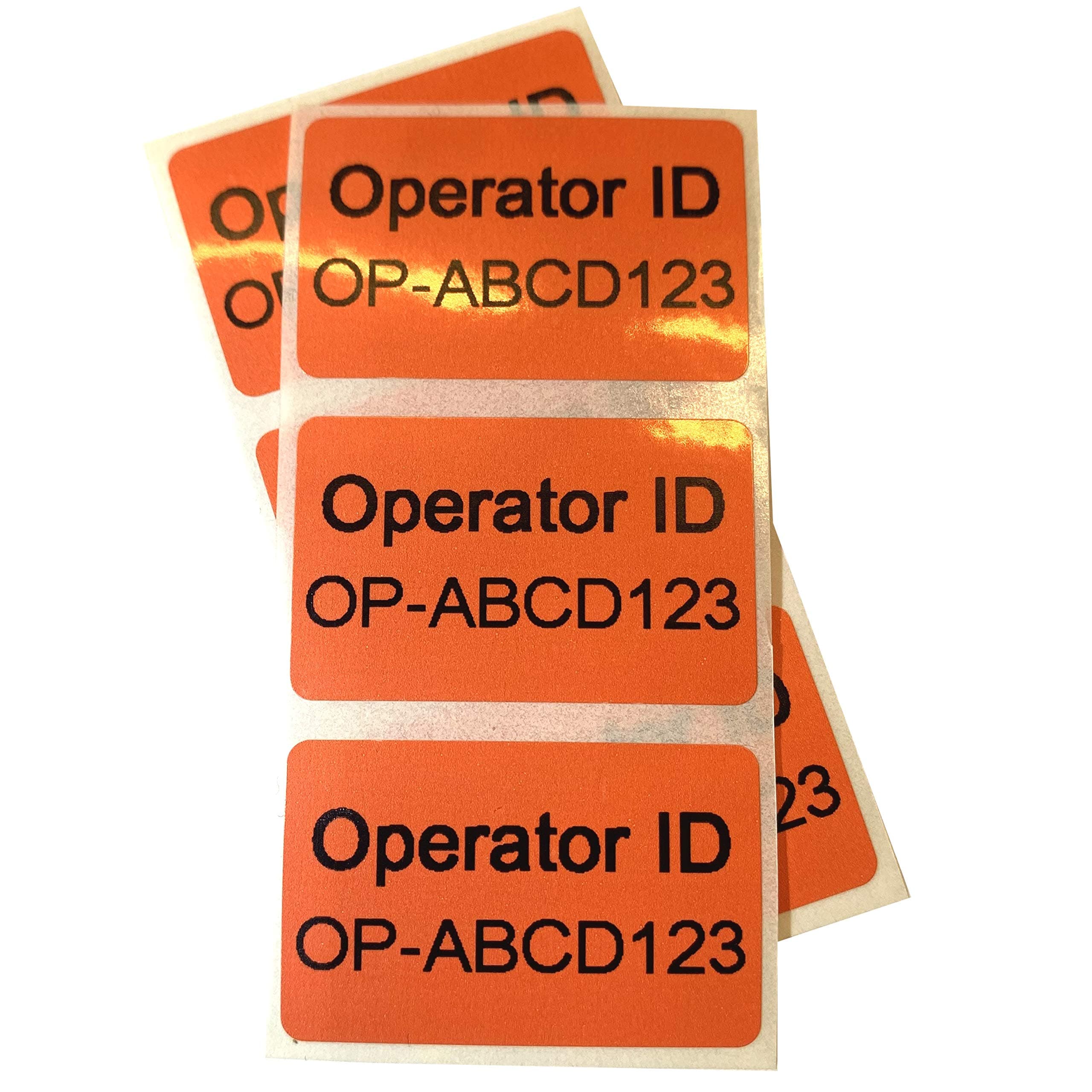 Waterproof Drone or Model Aircraft Operator ID Stickers CAA UK Regulatory Identification Labels 4cm FIVE (Red)