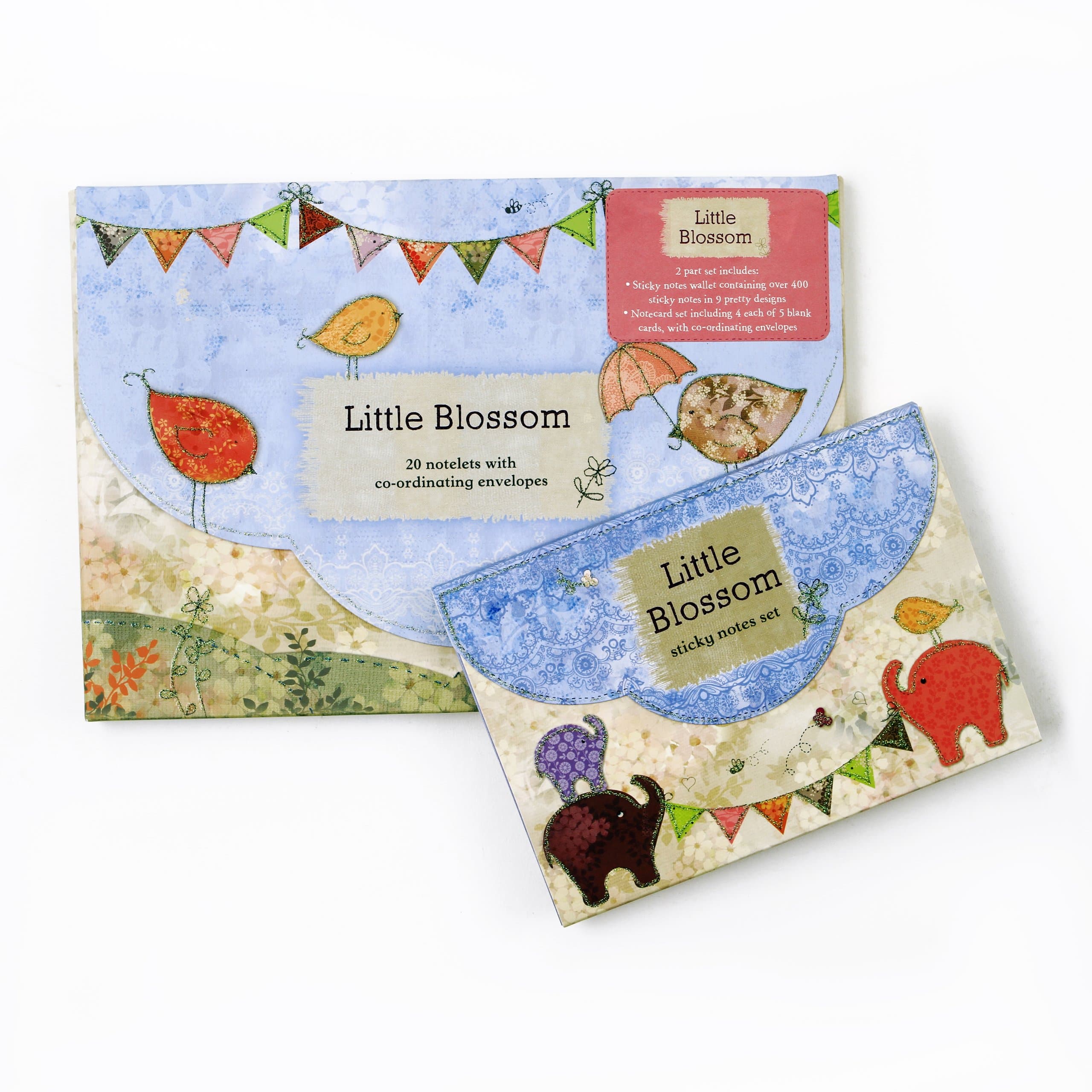 Little Blossom Notecard Wallet/Pad 2set
