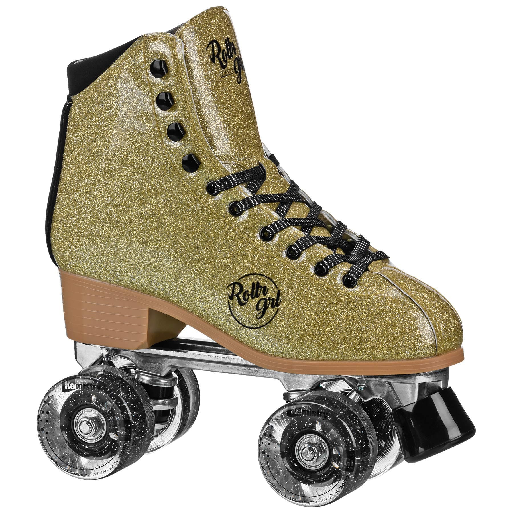 Rollr GRL Astra by Pacer, Freestyle Glitter Roller Skates for Women, Beginners and Intermediate, Indoor Outdoor Skates