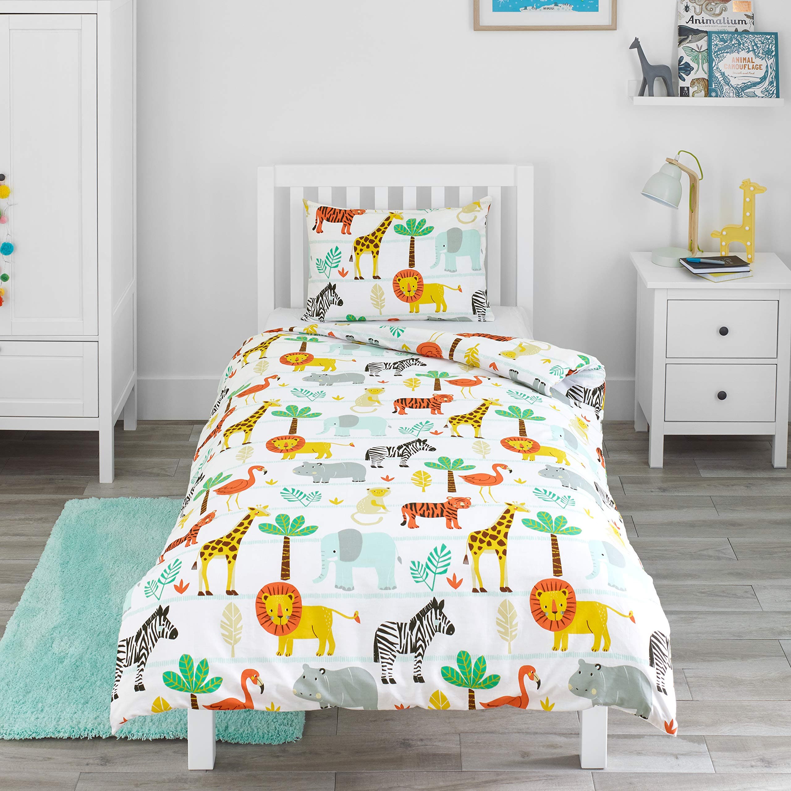 Safari Animals - Single Duvet Set